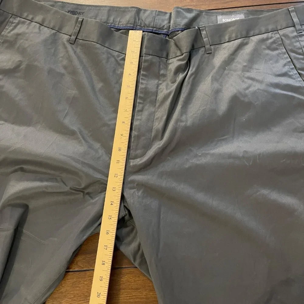 Bonobos Men's Friday Slate Grey Straight Fit Weekday Warrior Pants Size 54x32
